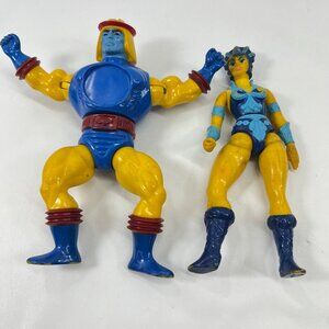 Vintage MOTU Sy-Klone anD Evil Lyn 5” Action Figures